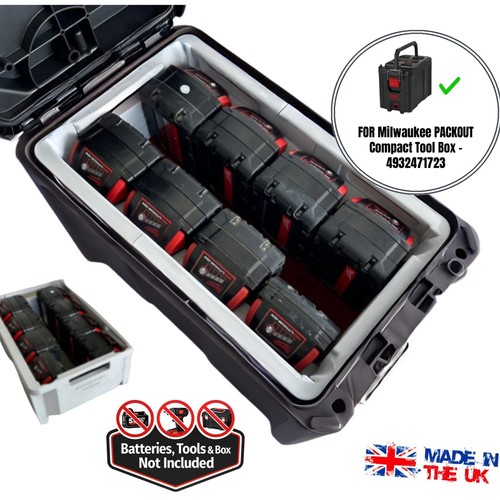 Battery rack milwaukee - rack, packout